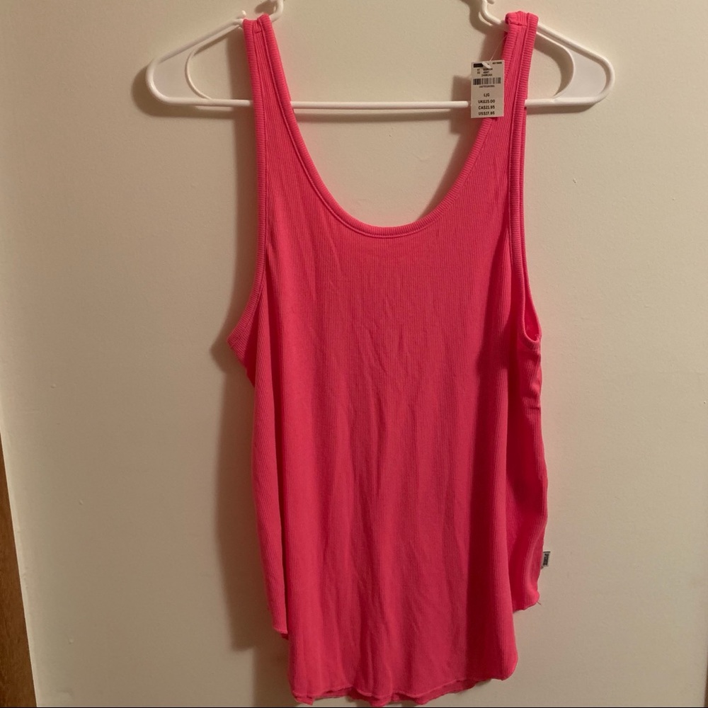 Hot PINK everyday tank top Victoria’s Secret Large